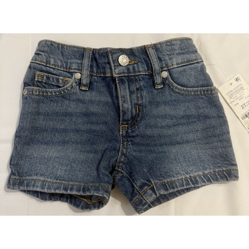G0088-Epic Threads Toddler Girls Denim Shorts Size 2T NWT